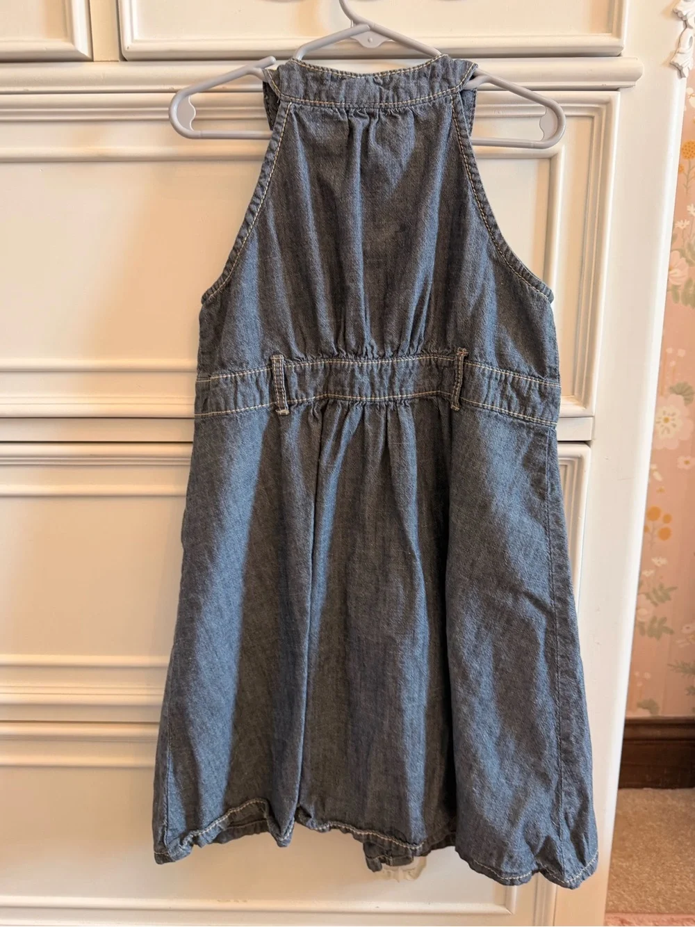 Girls Gymboree Denim Flower Dress